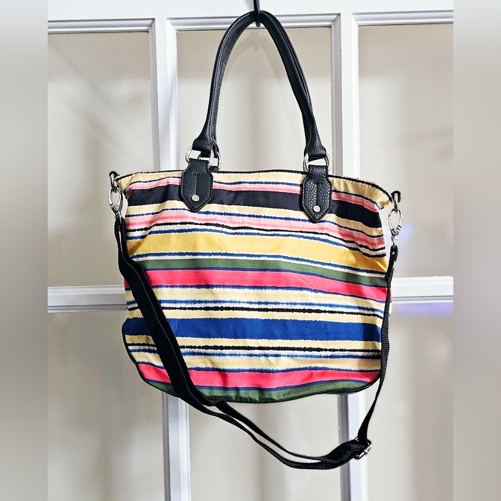 Dana Buchman Handbag MultiColor Striped Purse